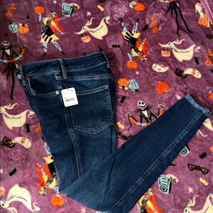 Free People 25 skinny color Blue Indigo